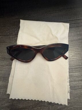 Le Specs Tortoiseshell Synthcat Sunglasses